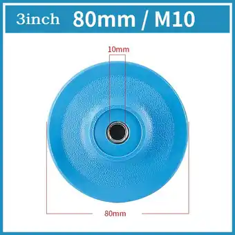 Walmart 3/4inch Sanding Disc Backing Pad Adhesive Disc Self Car Paint Care Polishing Pad 3inch M10 offer