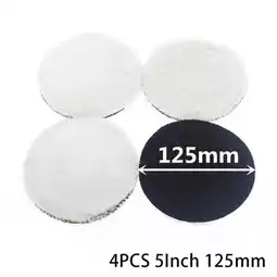 Walmart Goodhd 4Pcs 5Inch 125Mm Car Polishing Pad Waxing Wool Polisher Bonnet For Rotary Tool offer