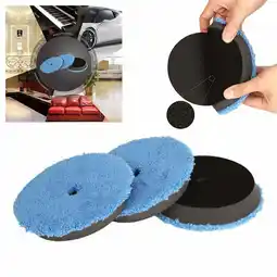 Walmart 3pcs 6 Inch Fast Finishing Pad Polishing Buffing Pads Car Polisher tools top Sale offer