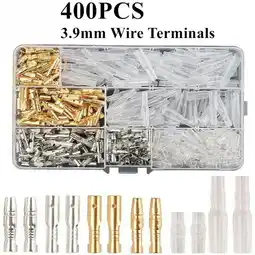 Walmart BUYISI 400PCS MOTORCYCLE WIRING HARNESS LOOM BULLET CONNECTORS BRASS 3.9MM ELECTRICAL offer