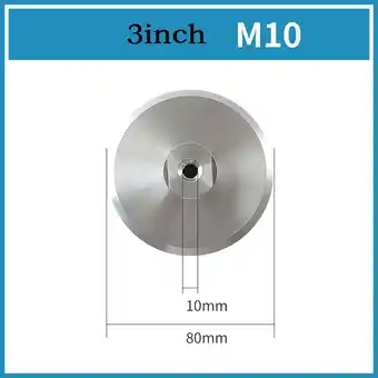 Walmart 4inch thicken Backer Pad Diamond Polishing Aluminum Backing Holder M14 M10 M16 3inch M10 offer