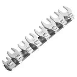 Walmart 8Pcs 3/8 Inch Drive Crowfoot Wrench 10 to 19mm Metric Foot Open End Spanner offer