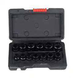 Walmart 14pcs Bolt Extractor Set Damaged Bolt Nut Remover Socket Extractor Tool with rod offer