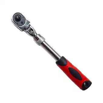 Walmart 72 Tooth Flex Head Ratchet Wrench Extendable Spanner Hand Tool For Auto Repair 6.35mm offer