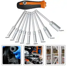 Walmart Huajunming Deep Hole Socket Wrench 4.0-14Mm Hex Socket 1/4 Batch Rod Electric Socket,5.5Mm offer