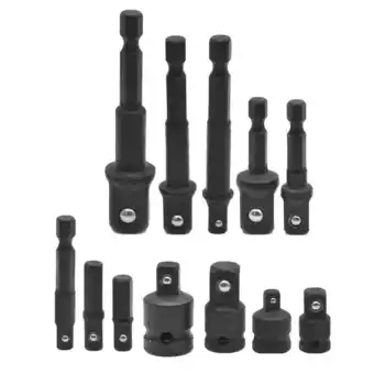 Walmart 12pcs Drill Socket Adapter Extension for Impact Driver /2inch 3/8inch /4inch offer