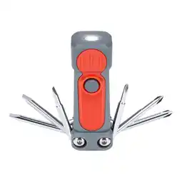 Walmart Vsenkes Flashlight and Worklight Automotive Watches Multifunctional Screwdriver Tool Red offer