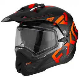 Walmart FXR Torque X Team Full Face Snowmobile Helmet W/ E Shield Blk/Orange 230635-1030-07 offer