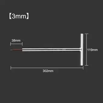 Walmart Hexagon Wrench T Handle Hex Key Spanner T-type Socket Wrench Hand Repair Tools offer