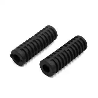 Walmart REGALWOVEN 2pcs Rubber Nonslip Footrest Pedal Foot Peg Cover Shell Black for Motorcycle offer