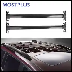 Walmart MOSTPLUS Roof Rack Cross Bars Top Rail Luggage Carries for Toyota 2008-2013 Highlander offer