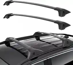 Walmart MOSTPLUS Black Aluminum Roof Rack Cross Bar Luggage Carrier for 2019-2021 Toyota RAV4 offer