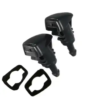 Walmart Long Lasting Black Plastic Nozzle For Wiper System Upgrade 2 Rubber Gaskets offer