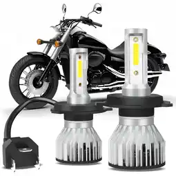 Walmart For Honda Shadow VT750 Series 1998-2017 9003 H4 LED Headlights Bulb 36W White offer