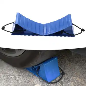 Walmart BAGUER Trailer Wheel Chocks with Rope or Wheel Dock for RVs Trailer Travel Camper new offer