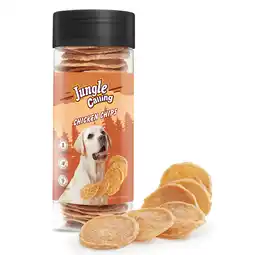 Walmart Jungle Calling Chicken Chips for Dogs, All Natural Chips Jerky Dog Treats, Single Ingredient Snacks offer