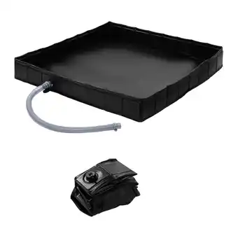 Walmart deevoka Camping Shower Base Avoid Barefoot Contact Shower Pan for RV Outdoor Camping offer