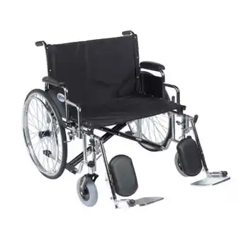 Walmart Drive Medical Sentra EC Heavy Duty Extra Extra Wide Wheelchair - 30 offer