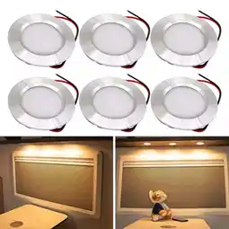 Walmart BAGUER Warm White 12V LED Lights Recessed Ceiling Light For RV Camper Interior 3000K offer