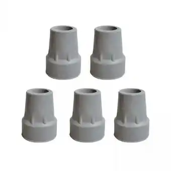 Walmart Bothyi 4x5x Cane Tips Universal Non Slip Protectors Cover Rubber Tips gray offer