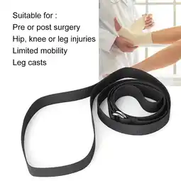 Walmart Zerodis Leg Lifter Strap (65 Inch) Hand Grip for Elderly, Disability, Nylon Leg Lifter Black offer