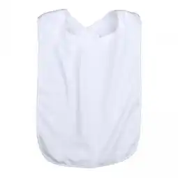 Walmart Bothyi 3xElderly Bib with Adjustable Strap Washable Dining Bib for Women Men Mealtime White offer