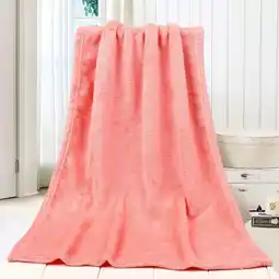 Walmart Xulianz Clearance 50X70Cm Fashion Solid Soft Throw Kids Blanket Warm Coral Plaid Blankets Flannel offer