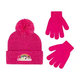 Walmart Squishmallow Better Together Girls Beanie Glove 2-Piece Set, One Size Fits Most offer