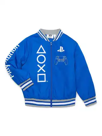 Walmart Playstation Boy's Bomber Jacket, Size 4-18 offer