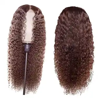 Walmart LEHOZIHEQ Deals 24’ Curly Hair lace Wig Curly Hair Human Wig 360 Non-Stick lace Front Wig offer