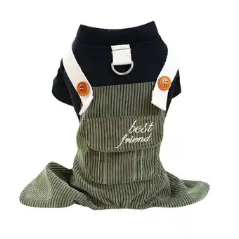 Walmart Pet Circle Dog Clothing Pet Clothing 23 Autumn/Winter Corduroy Friend Overalls L offer