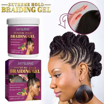 Walmart YUEYAN Hair Twist Braiding Gel Extreme Hold EdgeBraid Control Cream Stylingus Y69C offer