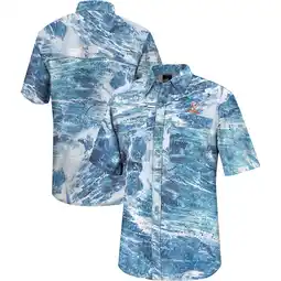 Walmart Men's Colosseum Blue Virginia Cavaliers Realtree Aspect Charter Full-Button Fishing Shirt offer