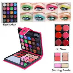 Walmart Eye Shadow Palettes Makeup Lip Gloss Long Lasting 32 Color Waterproof Eye Shadow Set A offer