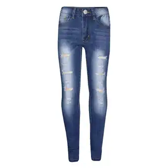 Walmart Dyfzdhu Little Girls Ripped Jeans Children Fashion Skinny Taper Denim Pants 3-4Y offer