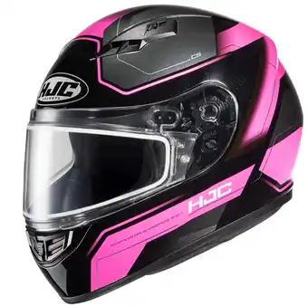 Walmart HJC CS-R3 Inno snowmobile helmet with Dual Lens Shield Pink (MC-8) (XS, Black Pink (MC-8)) offer