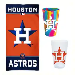 Walmart WinCraft Houston Astros Beach Day Accessories Pack offer