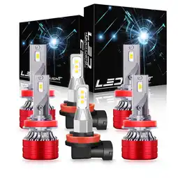 Walmart FZPJJNB For Ford Transit Connect 2014-2017 LED Headlights Bulbs High Low Beam Fog Light White F5HQC offer