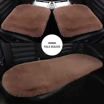 Walmart Openpig Imitation Seat Cover Car Seat Cushion Interior Plus Velvet Thick Warm Three-piece Set offer