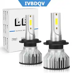 Walmart IVBDQV For Kia Soul with projector 2014-2019 High or Low Beam LED Headlight Bulbs Pack of 2 offer