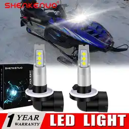 Walmart SHENKENUO 2X 881 LED Headlight Bulbs for Polaris Classic 500 2000-2001,600 2001-2003,C01 offer