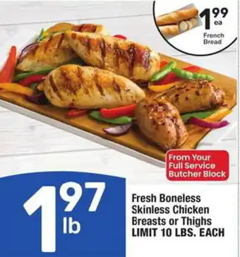 Albertsons Fresh Boneless Skinless Chicken Breasts or Thighs offer