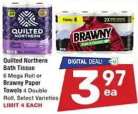 Albertsons Quilted Northern Bath Tissue offer