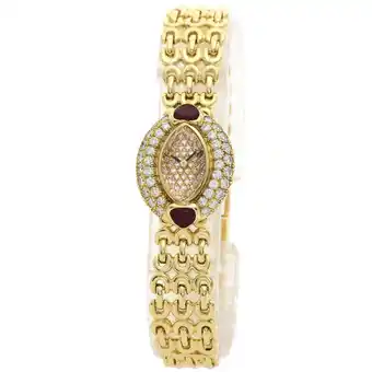 Walmart Pre-Owned Audemars Piguet Jewel Watch Diamond Wristwatch K18 Yellow Gold K18YG Ladies (Good) offer