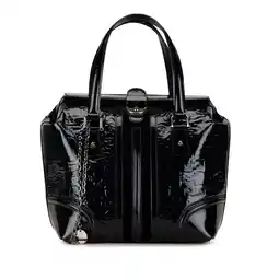 Walmart Pre-Owned Authenticated Gucci Handbag Patent Leather Black Women (Good) offer