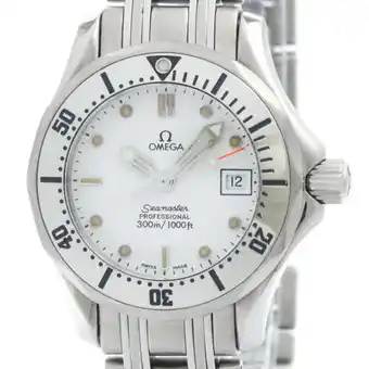 Walmart Pre-Owned Polished OMEGA Seamaster Professional 300M Quartz Ladies Watch 2582.20... (Good) offer