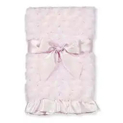 Walmart Bearington Baby Pink Swirly Snuggle Blanket, 28.5 X 28.5 offer