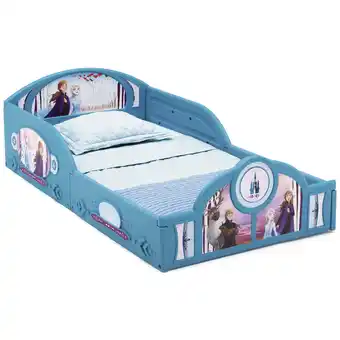 Walmart Disney Frozen II Plastic Sleep and Play Toddler Bed by Delta Children offer