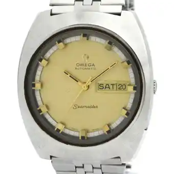 Walmart Pre-Owned OMEGA Seamaster Day Date Cal 752 Steel Automatic Mens Watch 166.089 BF578339 (Good) offer