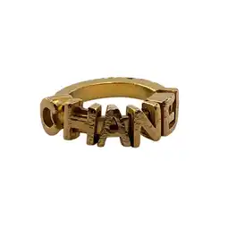 Walmart Pre-Owned CHANEL 01P Ring, Gold, Unisex (Fair) offer